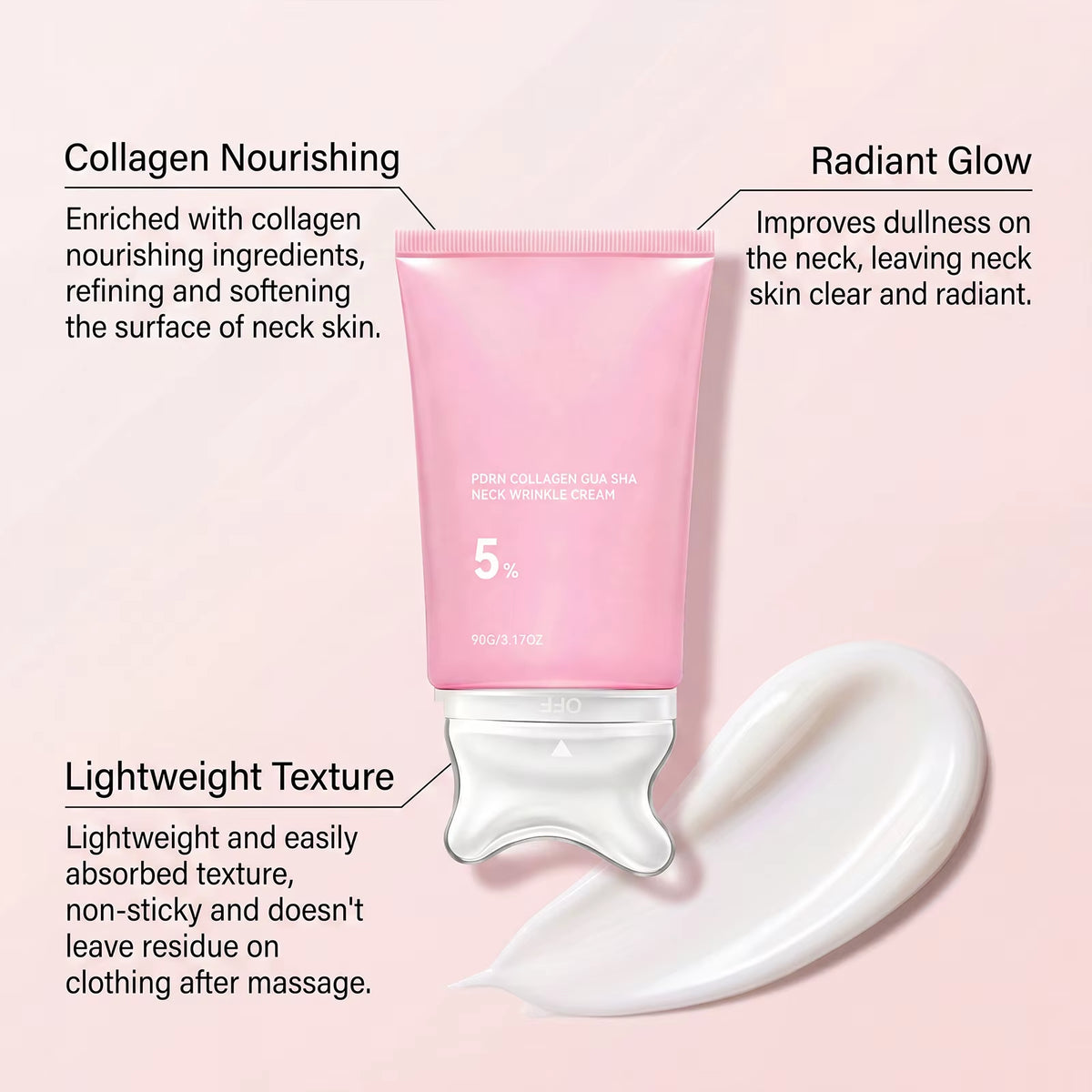 Sorelle Skin neck cream formula packaging and applicator