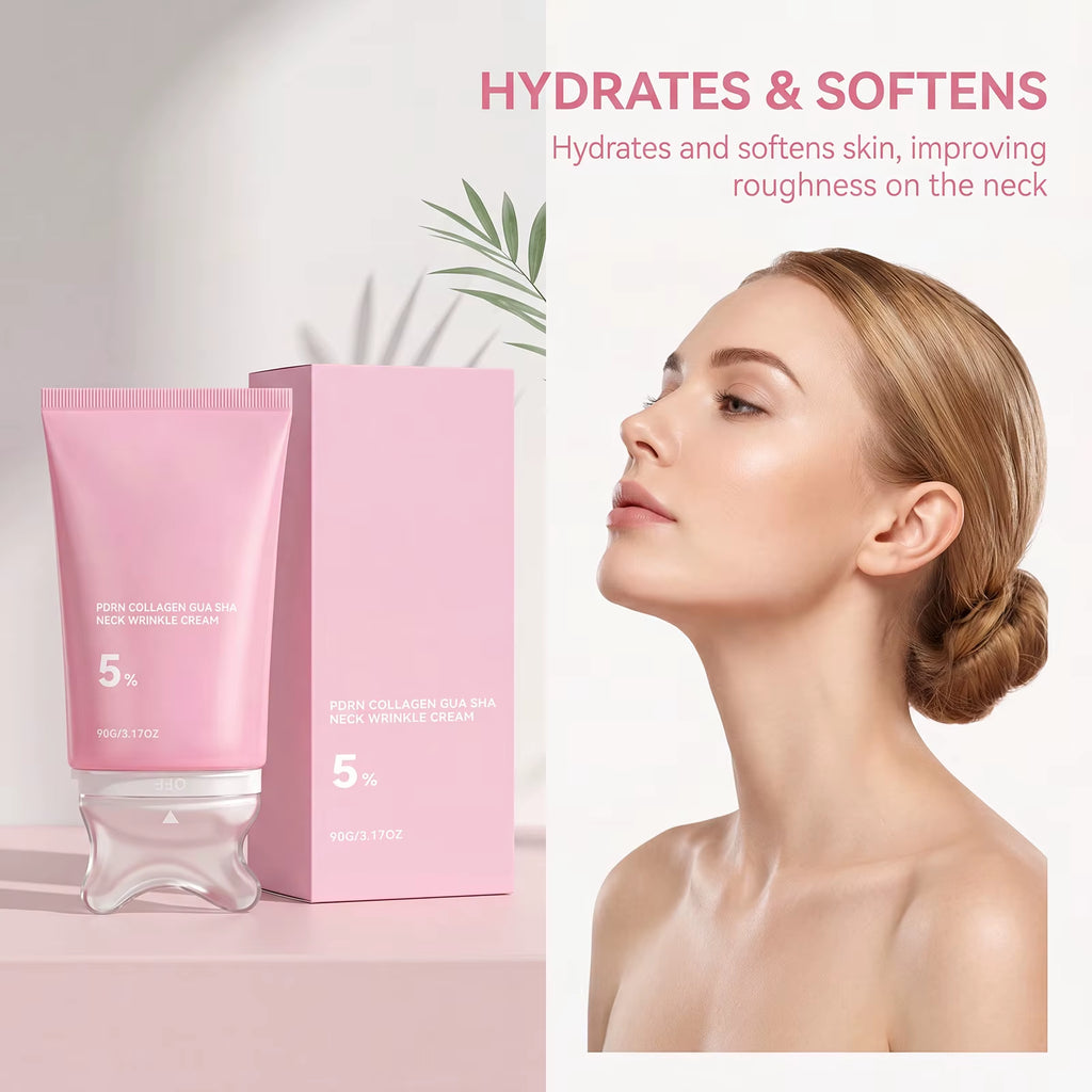 Hydrating collagen peptide cream application steps